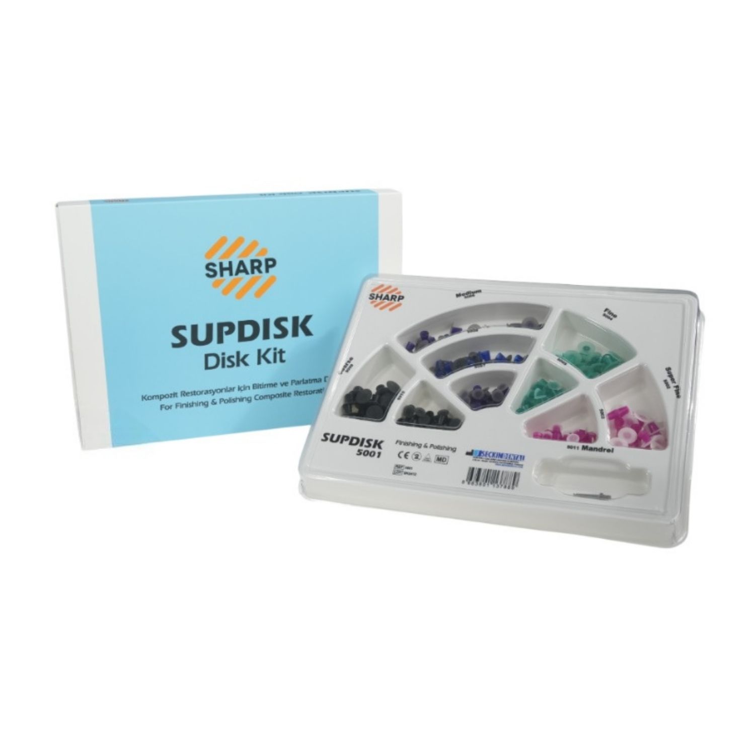 SUPDISK 5014 ASORTİ SET 80'li